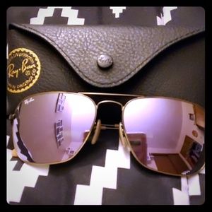 Ray-Ban Lilac and bronze sunglasses